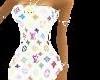 MULTI LOUIE V DRESS