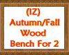 (IZ) Autumn Wood Bench