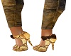 OMG GOLD SHOES