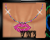 kiss necklaces
