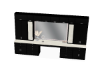 TV Wall Vanity Black