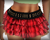 Red/Gold Lattice Skirt