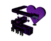 Black Purple Love Bar