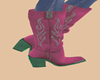 Cowgirl boots Pink