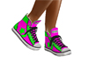 pink/green sneakers