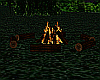 Campfire + Seating Logs
