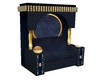 GOLD BLUE double THRONE