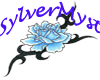 Blue Tribal Rose