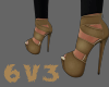 6v3| HOT Cream Heels