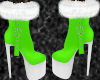 +CRIMBO HEELS GREEN+