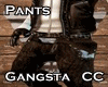 >Brown Gangs Pants< [CC]