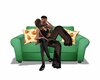 Halloween KIssing Couch