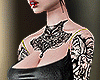 Sexy Black Dress+Tattoo