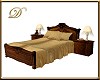 D's Wood gold bed