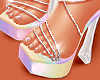 💗Pride pastel heels