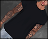 Blue T-Shirt + Tats