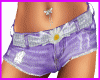 SM Purple Daisy Shorts
