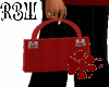 Red & Silver Hand Bag
