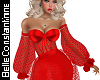 BC BEL RED ROMANTIC GOWN