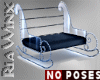 Blue Sleigh Bench NO-P