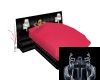 Pink and Black Bed