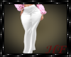 ^HF^ Satin White Pants