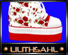 LS~RED ROSE SHOES