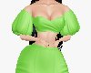 Green Cut Gown