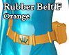 Rubber Belt F Orange