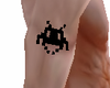 Space Invader Arm Tattoo