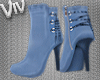 Cowgirl Denim Ankle Boot