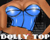 whisper dolly blue top