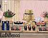 Navy Blush Desert Cart
