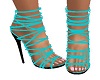LG-Teal Strappy Heels