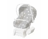 Grey and White Carseat