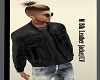 LV/M Blk Leather Jacket