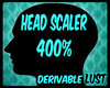 M/F 400% Head Scaler