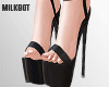 Chloe Black Heels