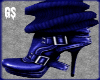 GS~Stylish Blue Boots
