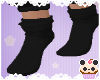 ~M black slouch socks