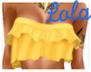 !L! Skirt Top Yellow 