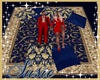 Blue/Gold Rug w Poses