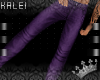 ♔K Axxx Jeans Purple