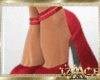 AC! Silk Red Shoes