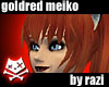 Gold Red Mieko