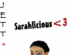 Saralicious Head Sign