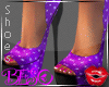 [Xo] Purple Polka Shoes