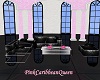 Pink/Black Modern Couch