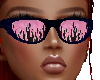 kool pink/black glasses