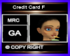 Credit Card F